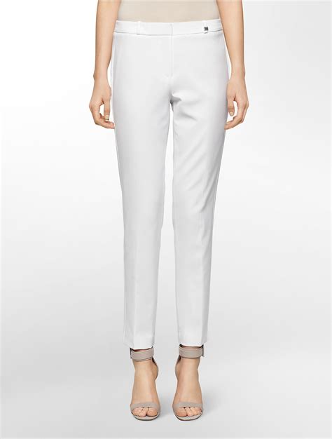 where to buy calvin klein white pants|calvin klein dress pants pleated.